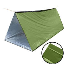 Portable Camping Emergency Shelter Amy Green Waterproof Lightweight Outdoor Survival Mylar Thermal Tube Tent